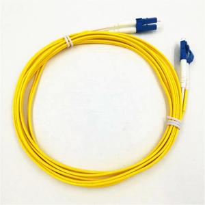 China Good Durability LC UPC Patch Cord Single Mode , G657 Simplex Fiber Patch Cord factory