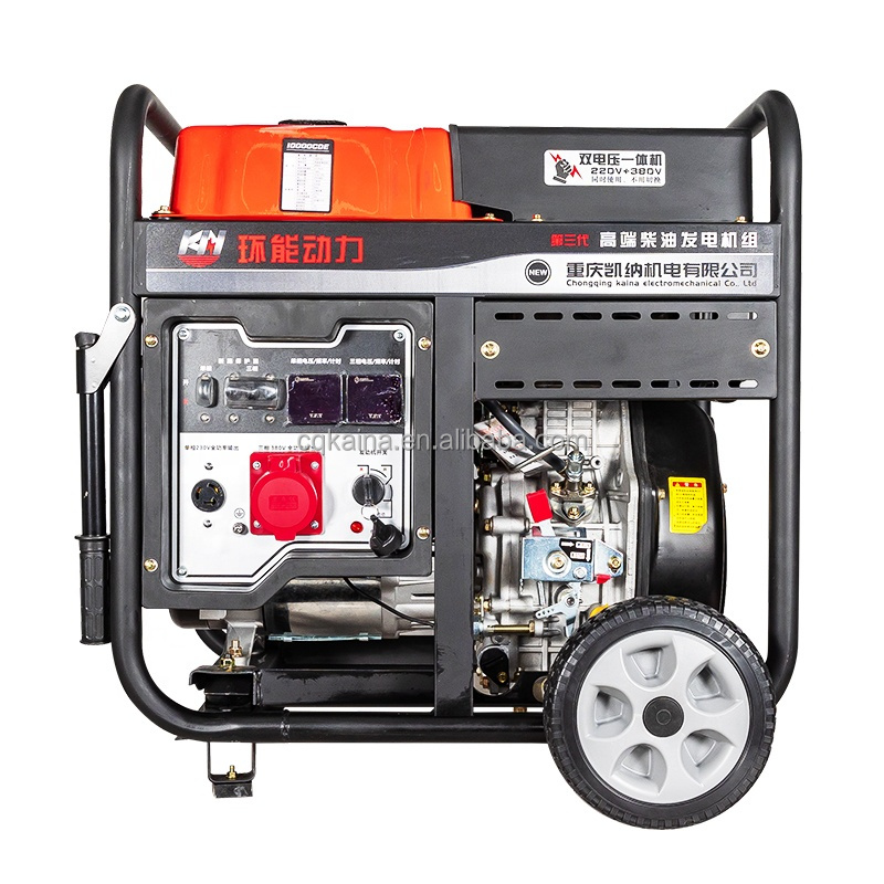 HN8000 6kw 220v electric portable motor diesel generators