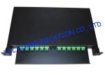 Light Weight Fiber Optic Patch Panel , 19” Rack Mount Patch Panel