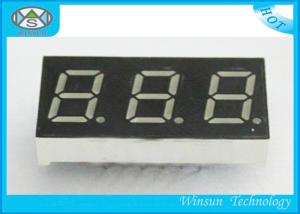 China 37.6X19X8 Mm 3 Digit 7 Segment Led Display For Household Eletronics , 0.56 Inch factory