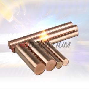 China DIN.2.0850 Beryllium Copper Rods Density 8.83g Cm3 ASTM B442 SAE J461 463 RWMA Class 3 factory