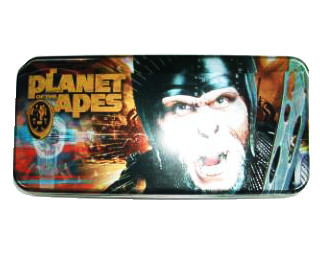 China PMS Hinge Lid Tinplate Rectangle Metal Can 0.23mm Thickness factory