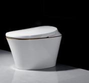 China White Bathroom Smart Toilet Water Temperature Control Data Structure factory