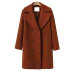 Custom long woolen overcoat/coat/winderbreaker women suit