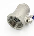 ISO9001 2008 CE Certified Water Valve Stainless Steel Float Ball Valve for
