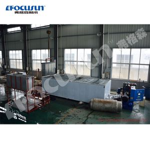 2024 15 Tons Brine System Block Ice Machine for Restaurant Ice Storage Capacity