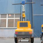 4*400w Floodlight Construction Lighting Towers with 4000-Hour Working Lifetime