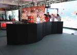 PH5.95 500mm x 500mm Curved LED Screens , IP65 curved led panels display