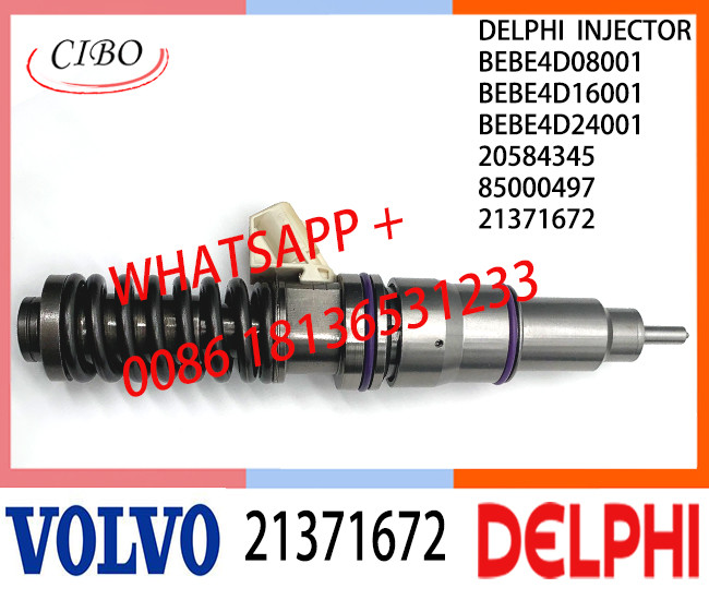Fuel Diesel Injector 21371672 BEBE4D08001 BEBE4D16001 BEBE4D24001 20584345 85000497 E3.18 for VOL D13 EURO 3 LOW POWER
