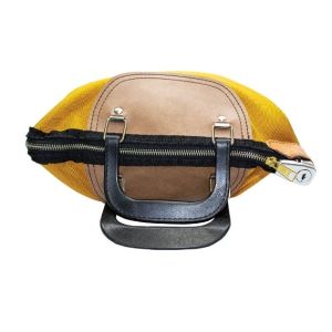 Locking Mailbag with Handles With the tuff hide trim, hard molded bottom,