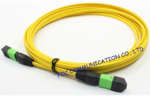 China Ribbon Fan Out MPO Multimode Fiber Optic Patch Cord Assembly FTTX factory