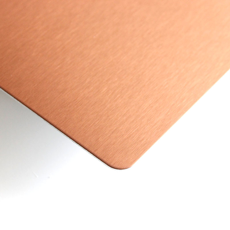 Cold Rolled PVD Stainless Steel Sheet No.4 Finish Decorative Stainless Steel Panel For Interior Wall