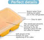 Odorless Silicone Ice Molds 16 Cavities Harmless Fruit Shaped