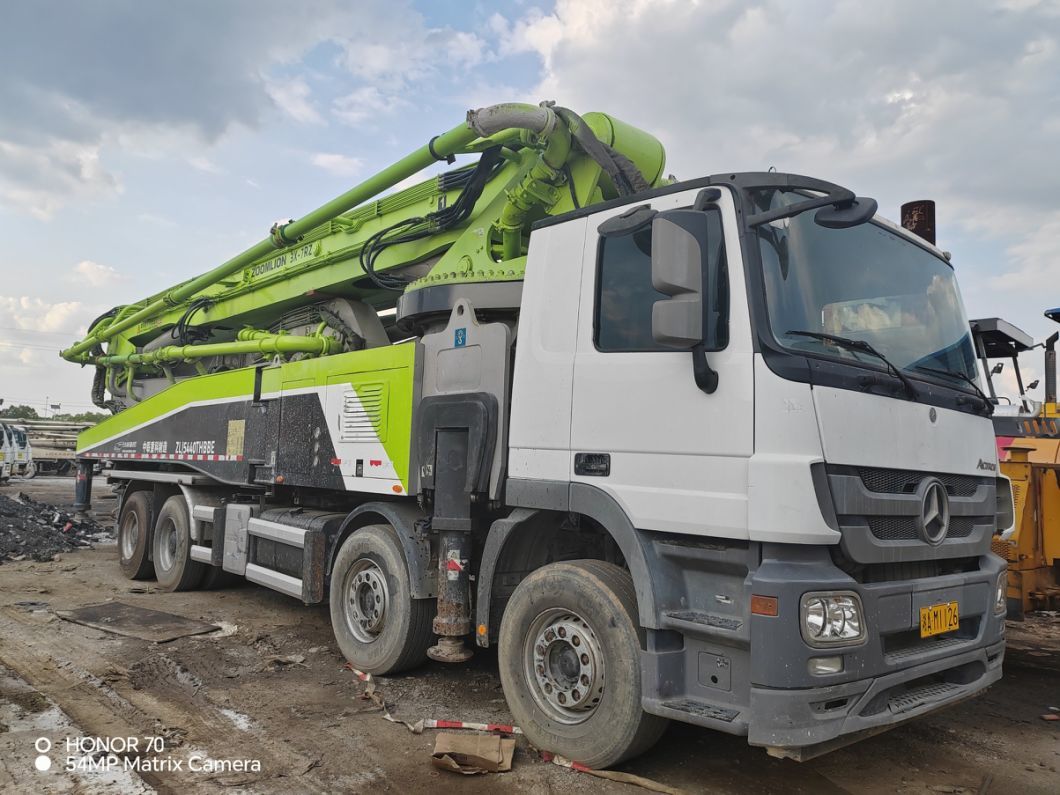2019 Zoomlion 63m Concrete Boom Pump on Mercedes Benz Concrete Pump Truck Construction Machinery