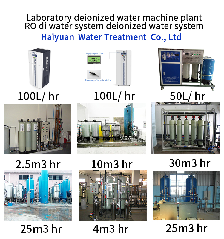 1.5kw Deionized Water System For Laboratory 50LPH With PLC Contraol