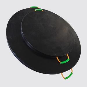 China Round Outrigger Pads HDPE Portable Temporary Mobile Truck Plastic Foot Pads on sale