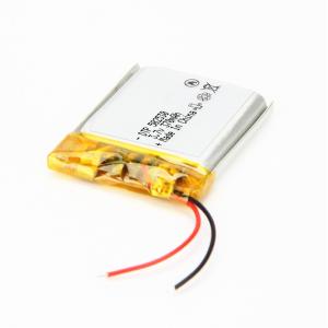 China 502530 Rechargeable Lithium Ion Polymer Battery Pack 3.7V 370mAh factory
