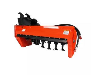 China Mechanical Q355B Flail Mower 600mm-2000mm Cutting Orange/Black Color ISO9001/CE Certified factory