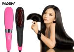 Flat Iron Electric Ceramic Hair Straightener Brush Fast Comb Smoothing Frizzy
