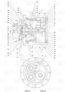 China Varies Depending On Model PY53D00004F1 SK55 Excavator Travel Drive Catalog factory