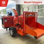Electric Start Portable Wood Chipper Wood Biomass Shredder