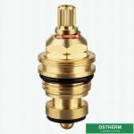 Nickel Plated PPR Stop Valve CW617N Brass Cartridge