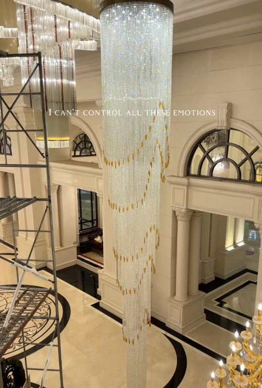 Long Entryway Chandelier Designed Versatile Large Chandeliers For High Ceilings