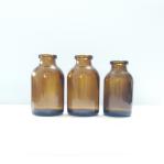 Medical Injection Molded Glass Vial Stoppered Reagent Bottles 20ml 30ml 50ml