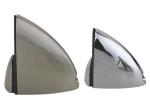 Brushed nickel Furniture Glass Clips zinc Alloy Glass Shelf Clamps With Good