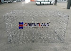 China Hexagonal Gabion Box Rock Cage Retaining Wall 90% Zinc + 10% Aluminium Coating factory