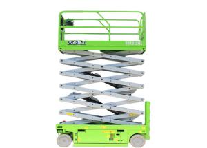 China Indoor Warehouse Electric Man Lift 13m Platforms With 320kg Capacity factory