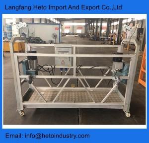 China Galvanized steel ZLP630 6 meters 630kg building maintenance suspended platform cradle factory