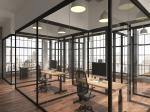 Modern Aluminum Wall Interior glass partition walls for offices