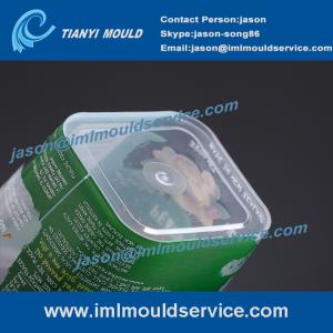 China 2 cavites dry fruit thin wall cup mould, 500ml dry fruit packaging plastic container mould factory