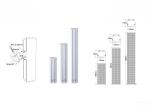 Audio 40W Sound Column Speakers Rust Resistance For Background Music System