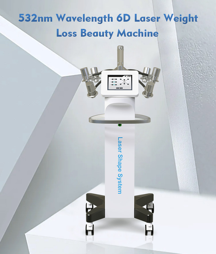Dual Five Wavelengths Red Light Therapy Lipo Laser 6d Fast Slim Machine 3d 4d 5d