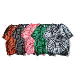 Anti Wrinkle Casual Oversized Tie Dye T Shirt 100% Cotton Jersey Fabric