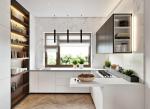 KITCHEN FURNITURE WITH KITCHEN CABINET VENEER OF BEADED SHAKER PANEL AND SOLID