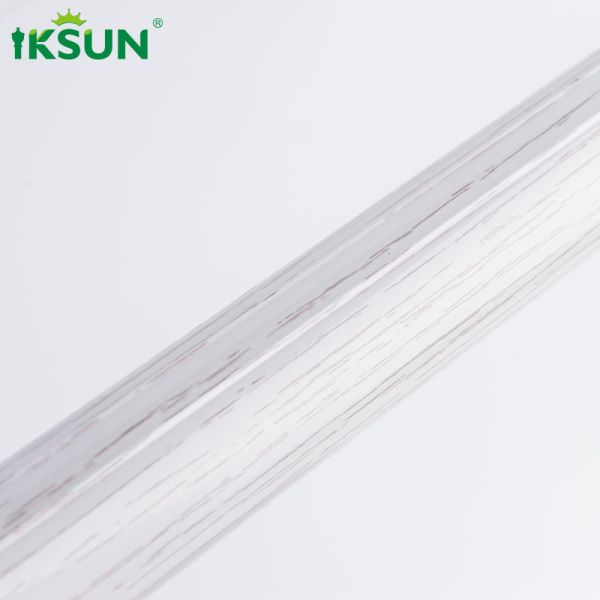 White Double Modern Wood Curtain Rod For Bedroom Decorating OEM ODM