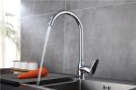 Stainless Steel Basic Kitchen Faucet Spogits One Hole Basin Mixer Taps
