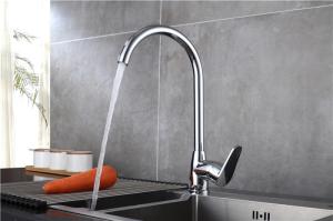 China Stainless Steel Basic Kitchen Faucet Spogits One Hole Basin Mixer Taps factory