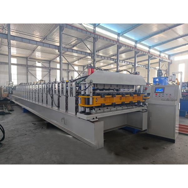 Africa Popular Design Corrugated Trapezoidal Steel Metal Iron Roof Sheets Roll Forming Machine
