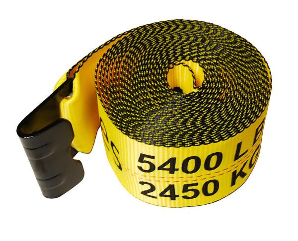 4" X 27' Heavy Duty 5500LBS 4inch 30ft Truck Winch Straps With Flat Hook Cargo