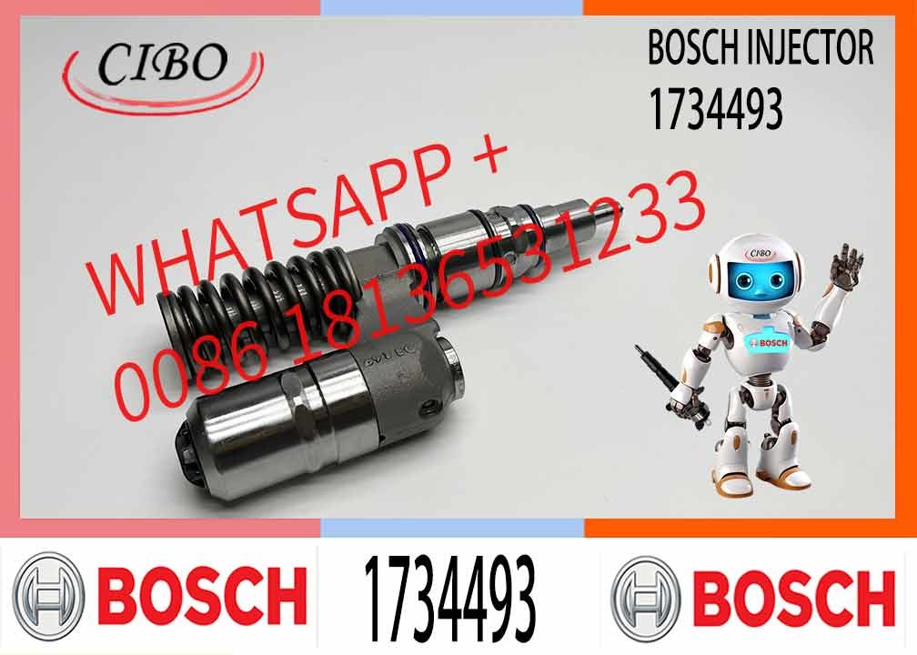NINE Brand High quality Diesel Common Rail Diesel Injector 1734493 Fuel injector 1734493