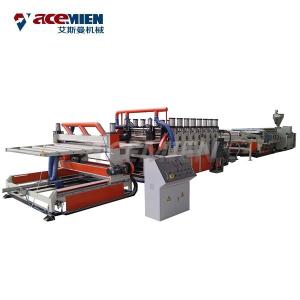 China WPC PVC Foam Plate Making Machine Furniture Board Kitchen Cabinet 50 HZ 3 Phase factory