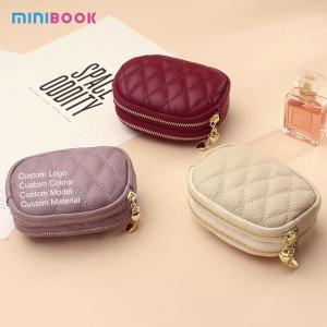 China Minibook Ladies Wallets And Purse Women Key Chain Pouch Made of Genuine Cowhide Leather factory