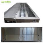Vertical Roman Venetian Ultrasonic Blind Cleaning Machine Rinsing Tank Drying