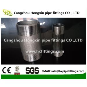 1/4-8 ASTM A106 Gr.B Steel pipe nipple, ASME B36.10, NPT Thread End