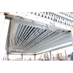 Silver R404A Evaporative Condenser Aluminum Refrigeration Row