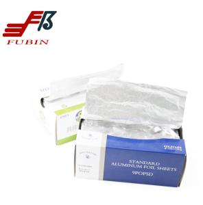 China Rectangular Pop Up Aluminum Foil Sheets Home Jobs Food Packing factory